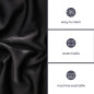Housse extensible pour table rectangulaire - arqué - noir