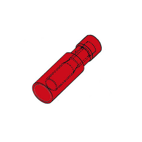 COSSE CYLINDRIQUE FEMELLE ROUGE - Velleman