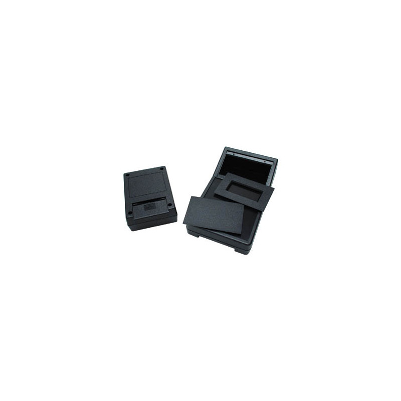 COFFRET EN ABS - NOIR 111 x 82 x 38mm