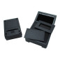 COFFRET EN ABS - NOIR 111 x 82 x 38mm