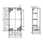 COFFRET ETANCHE EN ABS - GRIS FONCE 115 x 65 x 40mm