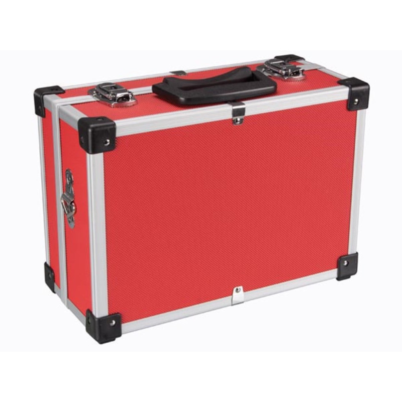 VALISE À OUTILS EN ALUMINIUM - 320 x 230 x 155 mm - 11,4 L - ROUGE