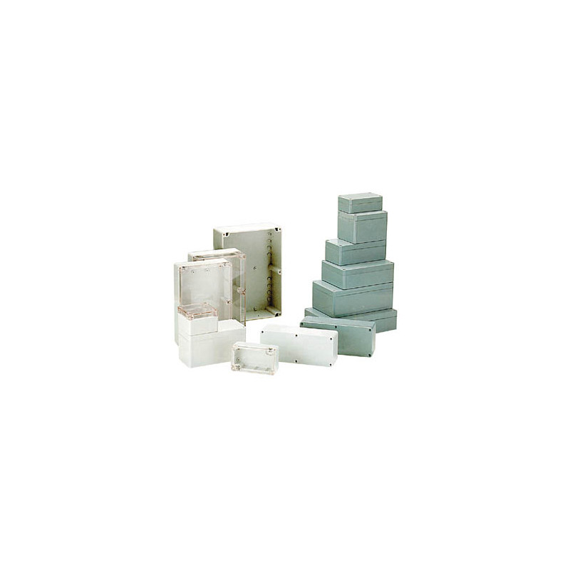 COFFRET ETANCHE EN ABS - GRIS FONCE 115 x 90 x 80mm COFFRET ETANCHE EN ABS - GRIS FONCE 115 x 90 x 80mm