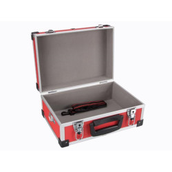 VALISE À OUTILS EN ALUMINIUM - 320 x 230 x 155 mm - 11,4 L - ROUGE