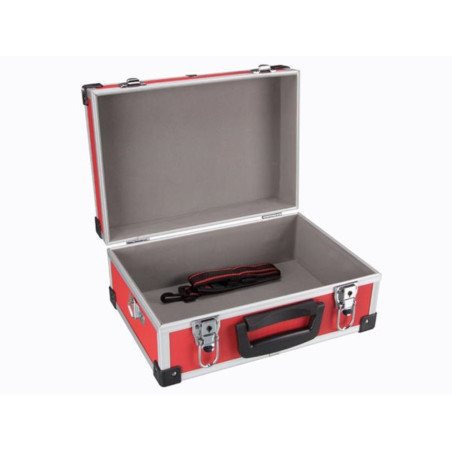 VALISE À OUTILS EN ALUMINIUM - 320 x 230 x 155 mm - 11,4 L - ROUGE