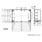 COFFRET ETANCHE EN ABS - GRIS FONCE 222 x 146 x 75mm