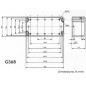 COFFRET ETANCHE EN ABS AVEC ENTRETOISES - 160 x 80 x 55mm ET COUVERCLE TRANSPARANT