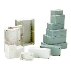 COFFRET ETANCHE EN ABS - GRIS FONCE 160 x 80 x 85mm - Velleman