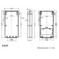 COFFRET TYPE "TELECOMMANDE" - 135 x 70 x 24mm