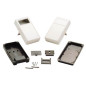 COFFRET PORTABLE - GRIS 180 x 100 x 43mm - ZONE D'AFFICHAGE OUVERTE