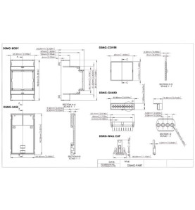 BOÎTIER MODULAIRE SUR RAIL DIN - 3MG - Velleman