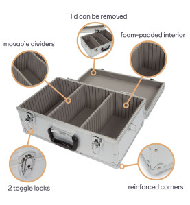 COFFRET 60 CD - 424 x 265 x 173 mm - 19,4 L - PRL
