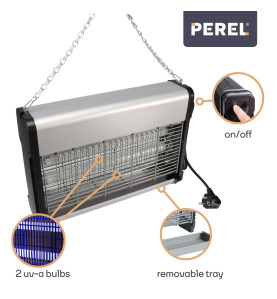 TUE-INSECTES ÉLECTRIQUE - 2 x 10 W - PRL