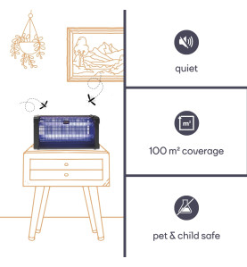 TUE-INSECTES ÉLECTRIQUE 360° - 2 x 15 W - PRL