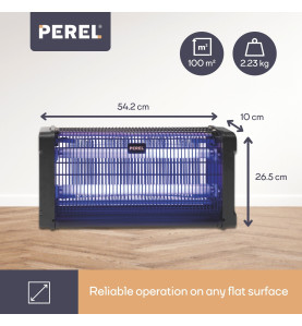 TUE-INSECTES ÉLECTRIQUE 360° - 2 x 15 W - PRL