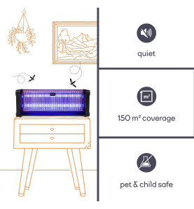 TUE-INSECTES ÉLECTRIQUE 360° - 2 x 20 W - PRL