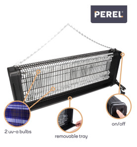 TUE-INSECTES ÉLECTRIQUE 360° - 2 x 20 W - PRL