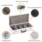 COFFRET 80 CD - 565 x 265 x 170 mm - 25,4 L