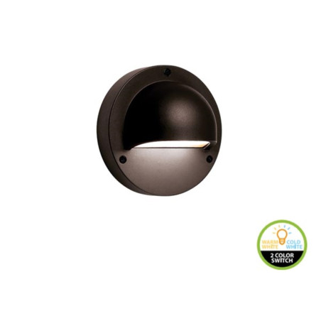 Garden Lights - Deimos noir - applique murale - 12V - 30lm - 1W - 3000