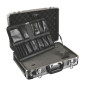 VALISE D'OUTILLAGE AVEC DES COINS ARRONDIS EN ALUMINIUM - 430 x 300 x 150 mm - 19,3 L