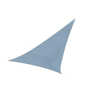 VOILE SOLAIRE - TRIANGLE - 3.6 x 3.6 x 3.6 m - COULEUR : GRIS ARDOISE 