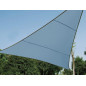 VOILE SOLAIRE - TRIANGLE - 3.6 x 3.6 x 3.6 m - COULEUR : GRIS ARDOISE CLAIR