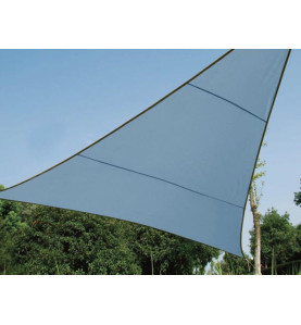 VOILE SOLAIRE - TRIANGLE - 3.6 x 3.6 x 3.6 m - COULEUR : GRIS ARDOISE 
