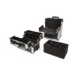 MALLETTE TROLLEY EN ALUMINIUM - 370 x 270 x 670 mm - 66,9 L - NOIR