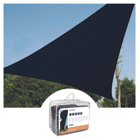 VOILE SOLAIRE PERMÉABLE - TRIANGLE - 3.6 x 3.6 x 3.6 m - COULEUR: ANTH
