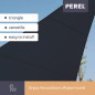 VOILE SOLAIRE PERMÉABLE - TRIANGLE - 3.6 x 3.6 x 3.6 m - COULEUR: ANTHRACITE VOILE SOLAIRE PERMÉABLE - TRIANGLE - 3.6 x 3.6 x 3.6 m - COULEUR: ANTHRACITE