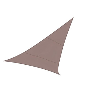 VOILE SOLAIRE - TRIANGLE - 3.6 x 3.6 x 3.6 m - COULEUR: GRIS TAUPE - P