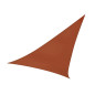 VOILE SOLAIRE - TRIANGLE - 3.6 x 3.6 x 3.6 m - COULEUR : TERRACOTTA