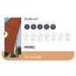 VOILE SOLAIRE - TRIANGLE - 3.6 x 3.6 x 3.6 m - COULEUR : TERRACOTTA
