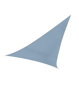 VOILE SOLAIRE - TRIANGLE - 5 x 5 x 5 m - COULEUR : GRIS BLEU - PRL