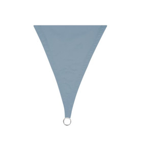VOILE SOLAIRE - TRIANGLE - 5 x 5 x 5 m - COULEUR : GRIS BLEU - PRL