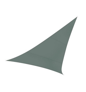 VOILE SOLAIRE - TRIANGLE - 5 x 5 x 5 m - COULEUR : GRIS VERT - PRL