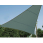 VOILE SOLAIRE - TRIANGLE - 5 x 5 x 5 m - COULEUR : GRIS VERT VOILE SOLAIRE - TRIANGLE - 5 x 5 x 5 m - COULEUR : GRIS VERT