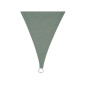 VOILE SOLAIRE - TRIANGLE - 5 x 5 x 5 m - COULEUR : GRIS VERT VOILE SOLAIRE - TRIANGLE - 5 x 5 x 5 m - COULEUR : GRIS VERT