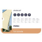 VOILE SOLAIRE PERMÉABLE - TRIANGLE - 5 x 5 x 5 m - COULEUR : CHAMPAGNE