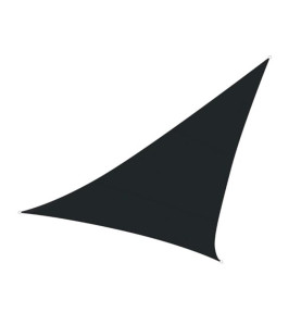 VOILE SOLAIRE PERMÉABLE - TRIANGLE - 5 x 5 x 5 m - COULEUR: ANTHRACITE