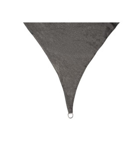 VOILE SOLAIRE PERMÉABLE - TRIANGLE - 5 x 5 x 5 m - COULEUR: ANTHRACITE
