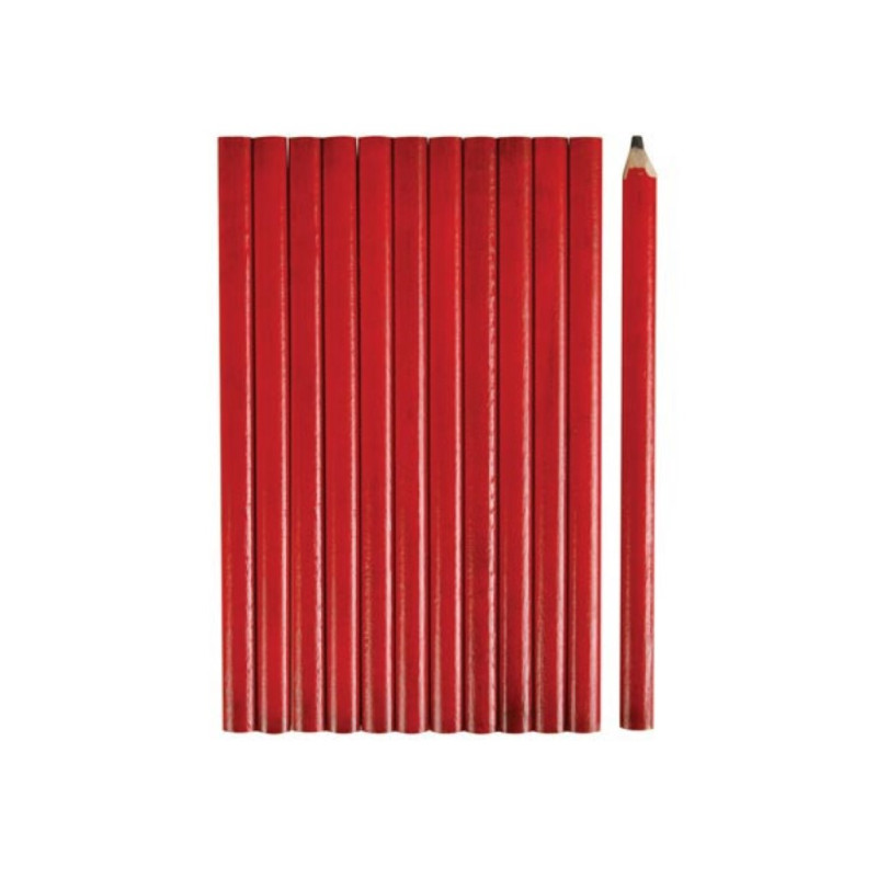 CRAYONS DE MENUISIER 175 mm (12 pcs)