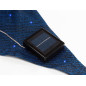 VOILE SOLAIRE LED - CIEL ÉTOILÉ - TRIANGULAIRE - 3.6 x 3.6 x 3.6 m - BLEU FONCÉ
