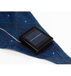 VOILE SOLAIRE LED - CIEL ÉTOILÉ - TRIANGULAIRE - 3.6 x 3.6 x 3.6 m - B