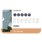 VOILE SOLAIRE - RECTANGULAIRE - 2 x 3 m - COULEUR : GRIS ARDOISE CLAIR