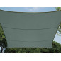 VOILE SOLAIRE - RECTANGULAIRE - 2 x 3 m - COULEUR : GRIS VERT