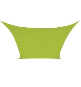 VOILE SOLAIRE - RECTANGULAIRE - 2 x 3 m - COULEUR: VERT LIME - PRL