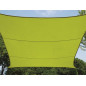 VOILE SOLAIRE - RECTANGULAIRE - 2 x 3 m - COULEUR: VERT LIME