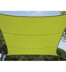 VOILE SOLAIRE - RECTANGULAIRE - 2 x 3 m - COULEUR: VERT LIME - PRL