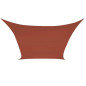 VOILE SOLAIRE - RECTANGULAIRE - 2 x 3 m - COULEUR : TERRACOTTA